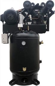 img 4 attached to HPDAVV 10HP Industrial Air Compressor With ASME 80 Gallon Vertical Tank, Belt Drive, Two-Stage Air Pump, 28CFM At 180PSI, 230/460V, 60HZ, 3PH