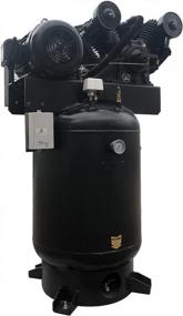 img 2 attached to HPDAVV 10HP Industrial Air Compressor With ASME 80 Gallon Vertical Tank, Belt Drive, Two-Stage Air Pump, 28CFM At 180PSI, 230/460V, 60HZ, 3PH