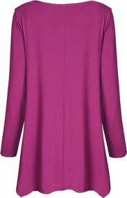 img 3 attached to Stylish And Comfortable: Esenchel'S Flared Tunic Top With Long Sleeves For Perfect Pairing With Leggings