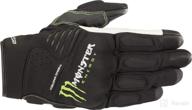 alpinestars force motorcycle gloves black logo
