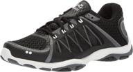 ryka womens influence training black women's shoes - athletic logo