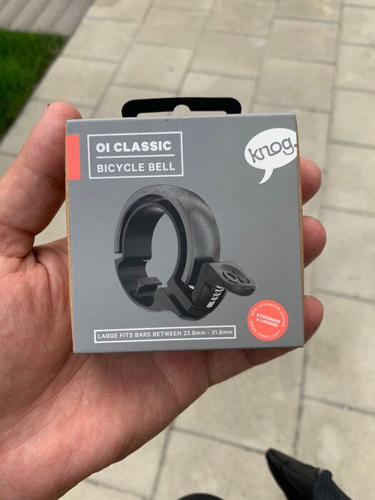 img 1 attached to KNOG Oi Classic S Bicycle 🔔 Bell: Stylish and Effective Sound for Safe Cycling review by Boban Danilovski ᠌