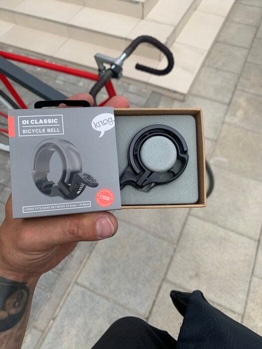 img 2 attached to KNOG Oi Classic S Bicycle 🔔 Bell: Stylish and Effective Sound for Safe Cycling review by Boban Danilovski ᠌