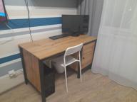 img 1 attached to Desk Black Red White Loft BIU/130 review by Iveta iakova ᠌