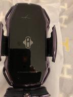 img 1 attached to Smart car holder Premium 5S with automatic opening / closing / wireless charging +3 nozzles review by Mateusz Walkowski ᠌