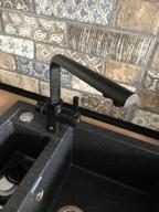 img 2 attached to Kitchen faucet (sink) KAISER Decor 40144 granit Black Marble review by Kiril Stanoychev ᠌