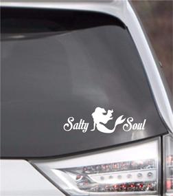 img 1 attached to Salty Soul Mermaid Decal Exterior