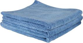 img 4 attached to 🔵 Professional Blue Microfiber Towel: Chemical Guys MICBLUE03 Workhorse 16"x16