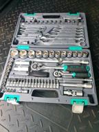 img 2 attached to For locksmith, repair and precision work Stels Tool set, 1/2", 1/4", CrV, 82-pcs plastic case, Stels, 82-pcs, silver review by Andrey Stanchev ᠌