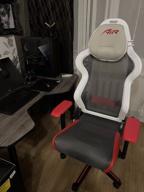 img 1 attached to Gaming chair DXRacer AIR/D7200, upholstery: imitation leather/textile, color: black review by Micha Kaczmarczyk ᠌
