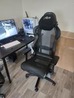 img 1 attached to Gaming chair DXRacer AIR/D7200, upholstery: imitation leather/textile, color: black review by Ivana oldoov ᠌
