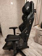 img 2 attached to Gaming chair DXRacer AIR/D7200, upholstery: imitation leather/textile, color: black review by Mateusz Wysokiski ᠌