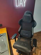 img 2 attached to Gaming chair DXRacer AIR/D7200, upholstery: imitation leather/textile, color: black review by Edyta Krawczyk ᠌