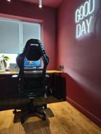 img 3 attached to Gaming chair DXRacer AIR/D7200, upholstery: imitation leather/textile, color: black review by Edyta Krawczyk ᠌