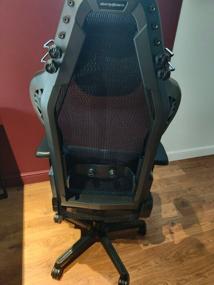 img 8 attached to Gaming chair DXRacer AIR/D7200, upholstery: imitation leather/textile, color: black