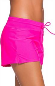 img 1 attached to Women'S Sports Beach Swim Board Shorts Skirt For Surfing