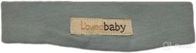 img 2 attached to 👶 L'ovedbaby Baby-Girls Newborn Organic Headband: A Perfect Accessory for Your Little One!