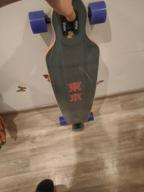 img 1 attached to Children's longboard Ridex Tokyo 40.2", 40.2x9, blue/black/purple review by Jnis Stepi ᠌