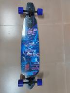 img 2 attached to Children's longboard Ridex Tokyo 40.2", 40.2x9, blue/black/purple review by Andrey Georgiev Popo ᠌