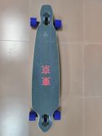 img 3 attached to Children's longboard Ridex Tokyo 40.2", 40.2x9, blue/black/purple review by Andrey Georgiev Popo ᠌