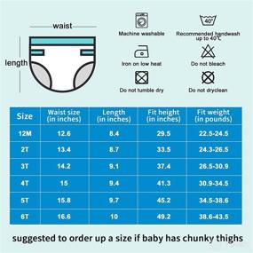 img 2 attached to 🚗 MooMoo Baby 6-Pack Vehicle Training Pants: Absorbent Potty Training Underwear for Toddler Boys 2T-7T