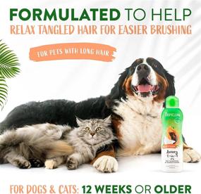 img 1 attached to Treat Your Pet To A Luxurious Bath With Tropiclean'S Papaya And Coconut 2-In-1 Shampoo And Conditioner, 20Oz