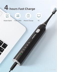 img 1 attached to Enhance Your Oral Care Routine with the Rechargeable Ultrasonic Whitening Deepklean Toothbrush