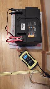 img 6 attached to 🔋 FOXSUR 12V 5A Car Battery Charger & Maintainer - Fully Automatic Intelligent Charger with LCD Screen, Ideal for Charging, Maintaining, and Repairing Batteries in Various Vehicles (Yellow)