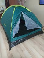 img 1 attached to Double trekking tent Bestway Cooldome 68084, turquoise review by Anastazja Chteinman ᠌