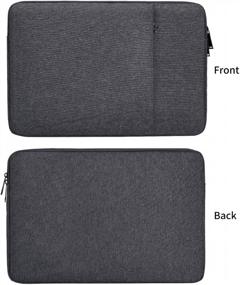 img 3 attached to 15.6 Inch Waterproof Laptop Sleeve Bag For HP Envy X360/Pavilion 15.6, Lenovo IdeaPad, Acer Aspire/Chromebook 15, Dell Inspiron & MSI GS65 - Slim Protective Case