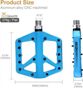 img 2 attached to Enhance Your Ride With MZYRH MTB Pedals - Durable, Lightweight And Suitable For All Terrains!
