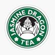 jasmine dragon avatar inspired design sticker logo