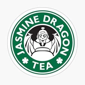 img 1 attached to Jasmine Dragon Avatar Inspired Design Sticker