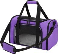 pnimaund airline approved pet carrier - soft cat carriers for large & medium cats, dog carriers for small dogs - tsa approved for cats & dogs up to 15 lbs/25 lbs logo