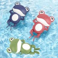 🐸 swimming frogs bath toy set for babies and toddlers - vibrant, fun, and relaxing water toys for baths and pools. logo
