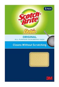 img 3 attached to 🧽 Scotch-Brite Dobie All Purpose Cleaning Pad 720 - Case of 24 - 4.3x2.6x0.5 inches