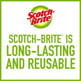 img 1 attached to 🧽 Scotch-Brite Dobie All Purpose Cleaning Pad 720 - Case of 24 - 4.3x2.6x0.5 inches