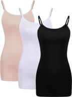 👚 satinior adjustable spaghetti camisole for layering - women's clothing, lingerie, sleep & lounge logo