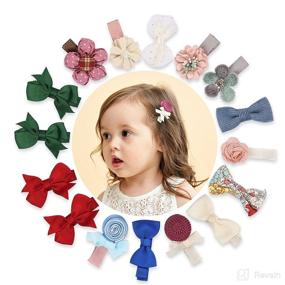 img 4 attached to ADARRO Little Accessories Barrettes Toddler