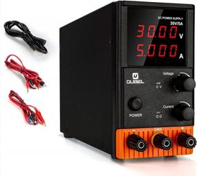 img 4 attached to OUBEL 30V/5A Variable Lab Bench Power Supply With 4-Digit LED Display And Alligator Cord