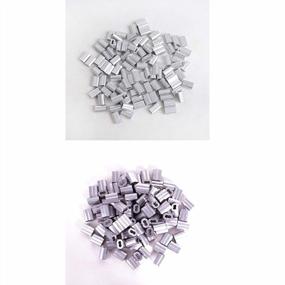 img 4 attached to 100PCS HIGOOD Aluminum Crimping Sleeves For 1/8" Wire Rope And Cable + Bonus 100PCS For 1/16" Diameter - Improved SEO Product Name