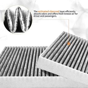 img 1 attached to MIKKUPPA KTO47(CF11966)Premium Cabin Air Filter Replacement For Chevy