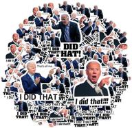 🚗 300 pcs i did that biden stickers – hilarious car/motorcycle/window sticker set pointed left & right logo