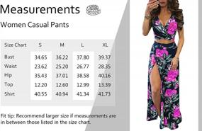 img 1 attached to Women'S Summer Floral Print Maxi Dress - Deep V Neckline Split Design