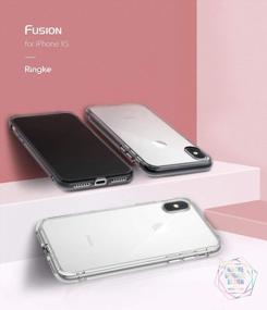 img 3 attached to Clear Scratch Protection Cover - Ringke Fusion Case For IPhone X/Xs
