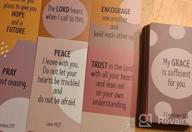 img 1 attached to 60 Unique Bible Verse Cards - DiverseBee Inspirational Prayer Cards For Christian Bible Gifts (Watercolor) review by Brian Nelson