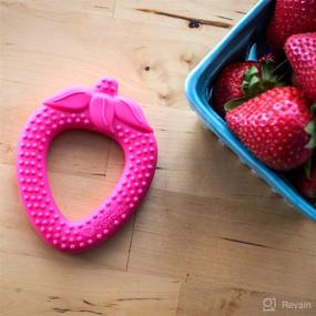 img 1 attached to 🍌 Silicone Fruit Teether by green sprouts: Promoting Healthy Oral Development, Soothing Gums, Soft and Flexible, Easy Grip and Chew, Dishwasher Safe