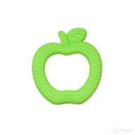 🍌 silicone fruit teether by green sprouts: promoting healthy oral development, soothing gums, soft and flexible, easy grip and chew, dishwasher safe logo