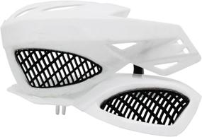 img 4 attached to 🏍️ Lozom 7/8" Motorcycle Handguards: Ultimate Protection for Motocross Supermoto Racing, Dirt Bike, ATV - White