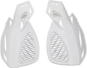 img 2 attached to 🏍️ Lozom 7/8" Motorcycle Handguards: Ultimate Protection for Motocross Supermoto Racing, Dirt Bike, ATV - White